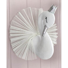 Load image into Gallery viewer, 40CM Golden Crown Swan Doll Flamingo Wall Hanging Decoration Nordic Style Swan Stuffed Toy Birthday Gift Baby Room Nursery Decor
