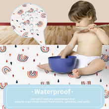 Load image into Gallery viewer, Happy Flute Baby Play Mat, Baby Crawling Mat Portable Waterproof , Anti-Slip Folding Mat Playmat For Baby Indoor Or Outdoor Use
